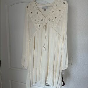 Boho long sleeve midi